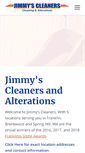 Mobile Screenshot of jimmyscleaners.net